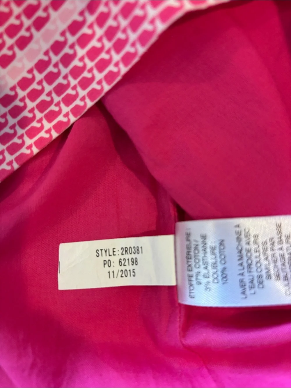 Vineyard Vines Pink White Whale Print Mini Skirt Size 8 EUC
